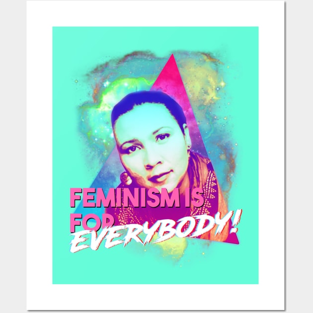 CROW - Feminism is for Everybody! Vaporwave Wall Art by CROW Store